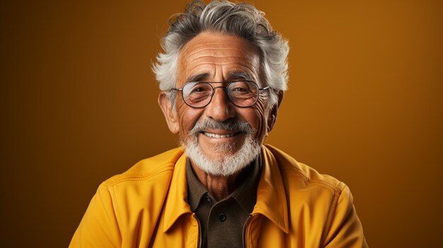 smiling bearded man in pub