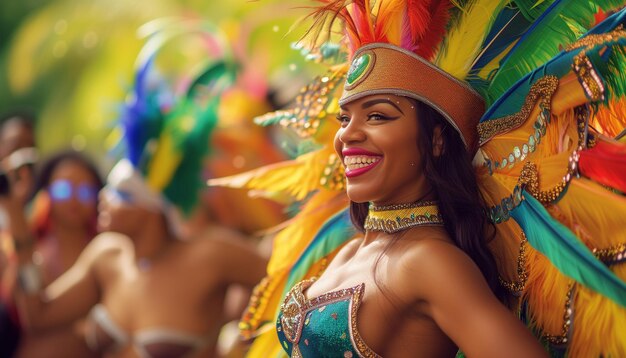 Фото smiling brazilian dancer