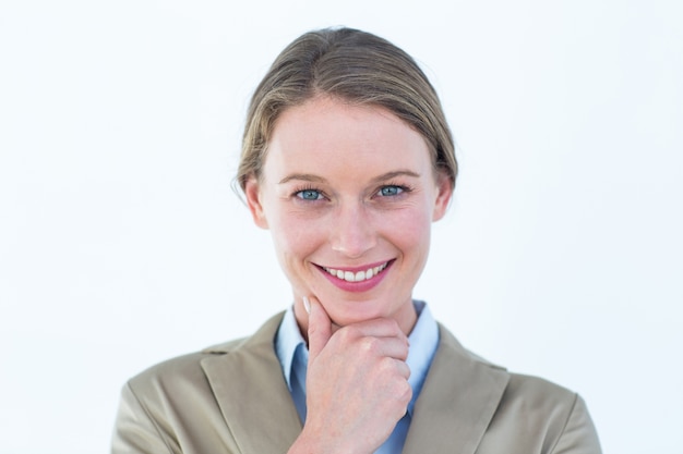 Smiling businesswoman 