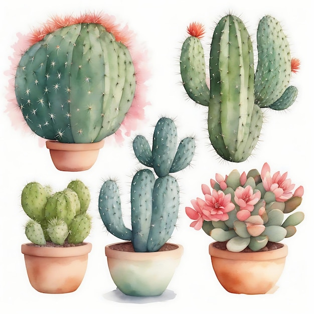 Smiling Cactus Paintings that are a feast for the eyes