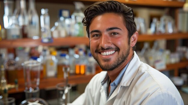 Smiling Chemist Headshot