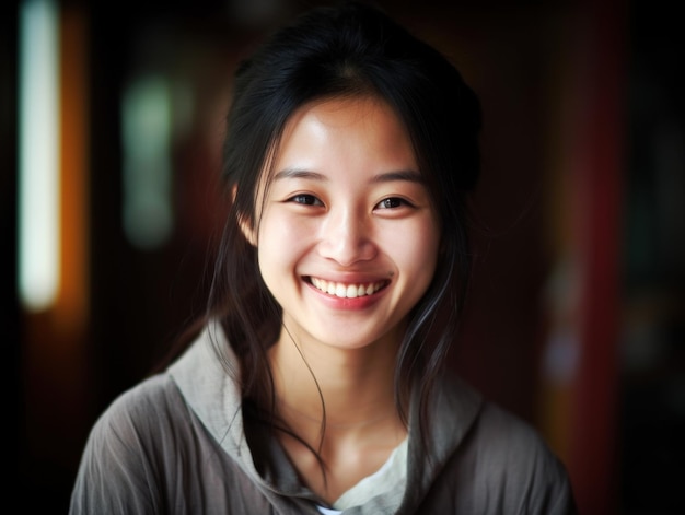 Smiling Chinese Woman