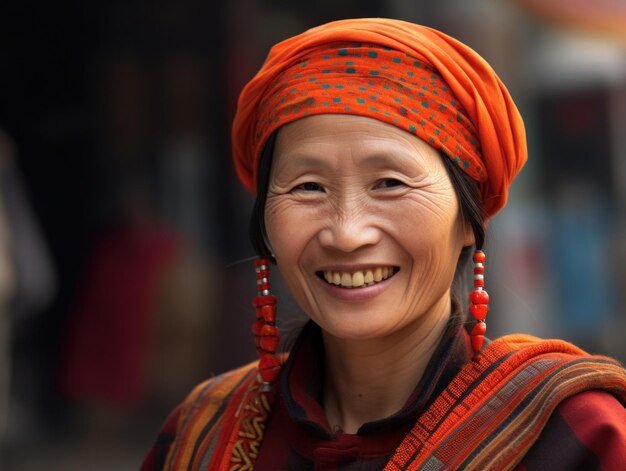 Smiling Chinese Woman