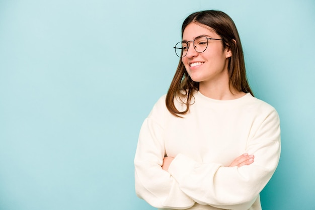 Smiling confident with crossed arms