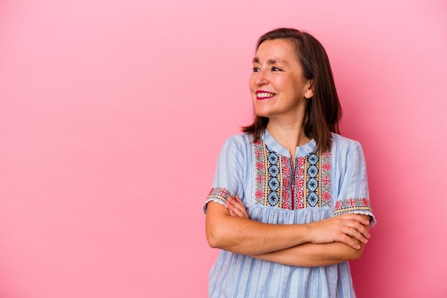 Smiling confident with crossed arms