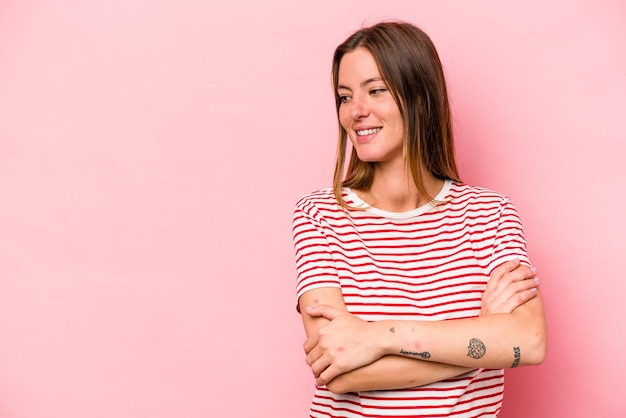 Smiling confident with crossed arms