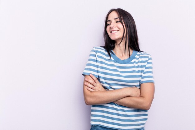 Smiling confident with crossed arms