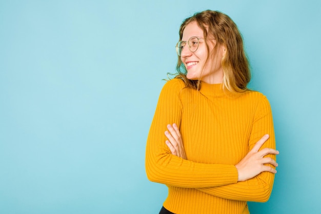 Smiling confident with crossed arms