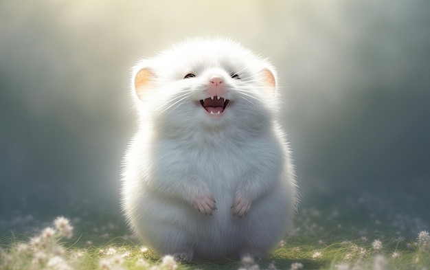 Smiling cute animal