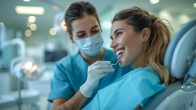 Dottore sorridente che posa con le braccia incrociate nell'ufficio indossa uno stetoscopio personale medico sullo sfondo