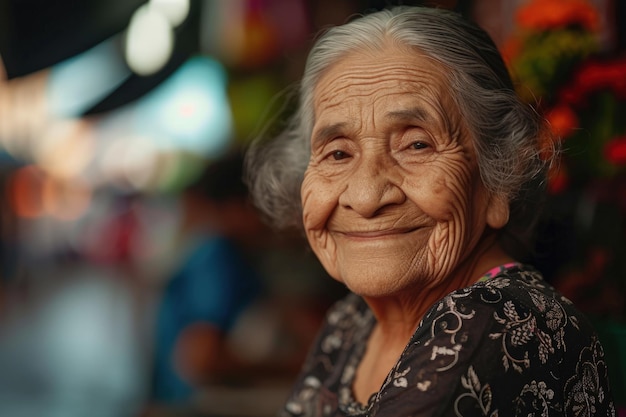 Smiling Elderly Woman