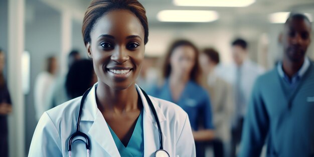 Smiling Female Doctor Portrait