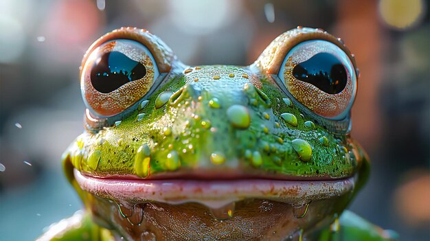 The smiling frog