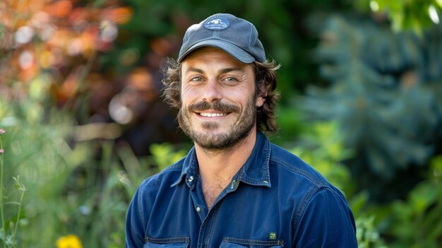 Smiling Groundskeeper Headshot