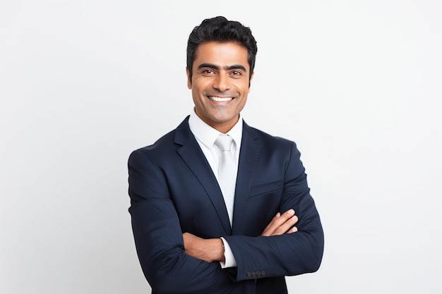 Smiling Indian Businessman