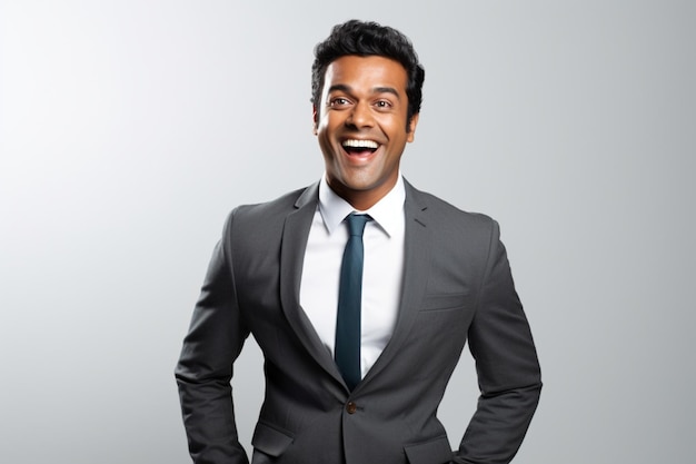 Smiling Indian Businessman