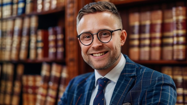 Smiling Lawyer Headshot