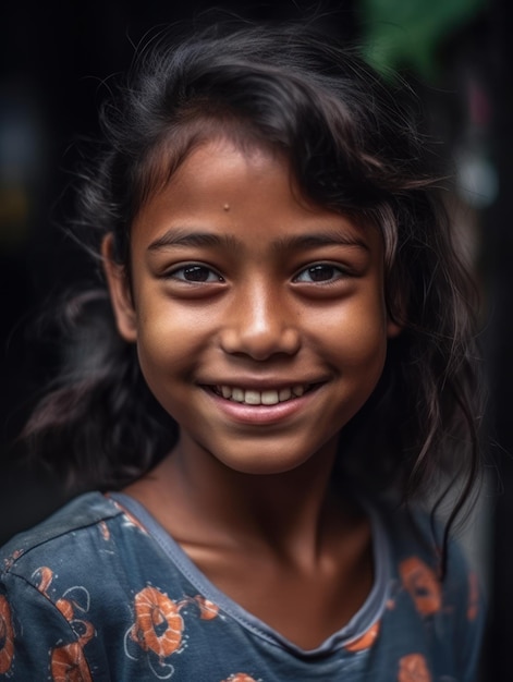 Smiling little girl Portrait