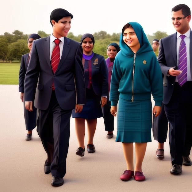 smiling Malala Yousafzai