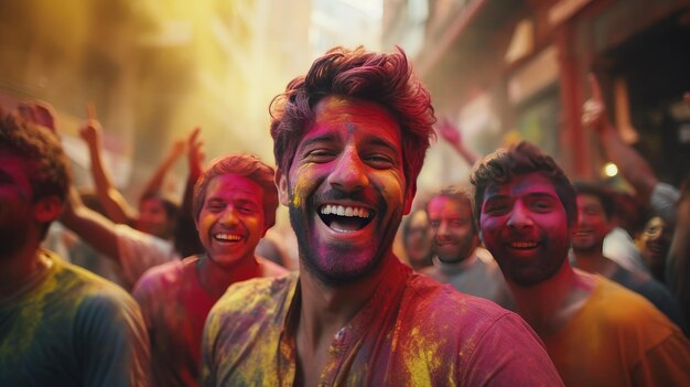 happy holi and confident