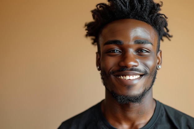 Smiling Man With Dreadlocks