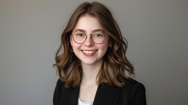 Photo smiling numismatist headshot