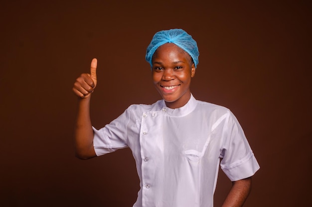 Smiling nurse portrait Smiling nurse in the hospital