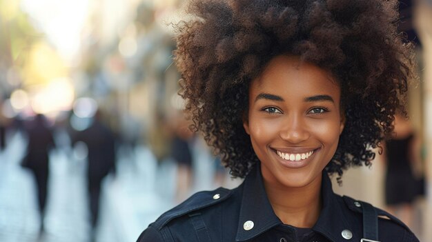 Photo smiling probation officer headshot