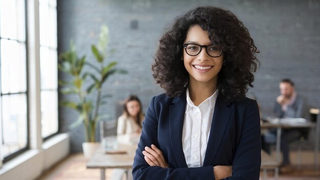 Smiling professional businesswoman