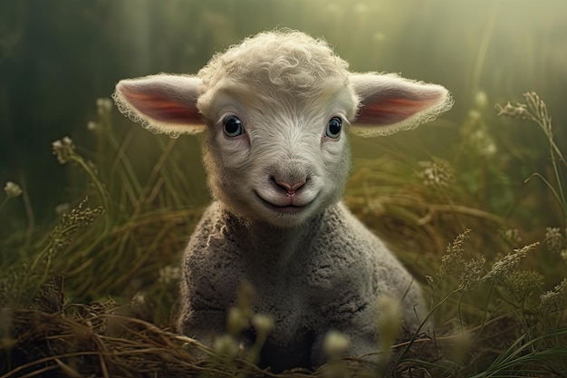 smiling sheep lam