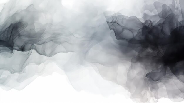 Photo smoke abstract shapes the background