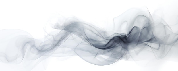 Photo smoke in the air with a white background