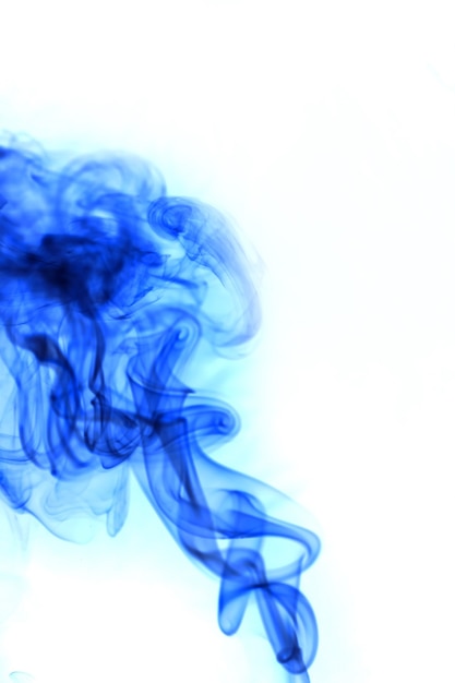 Photo smoke of blue