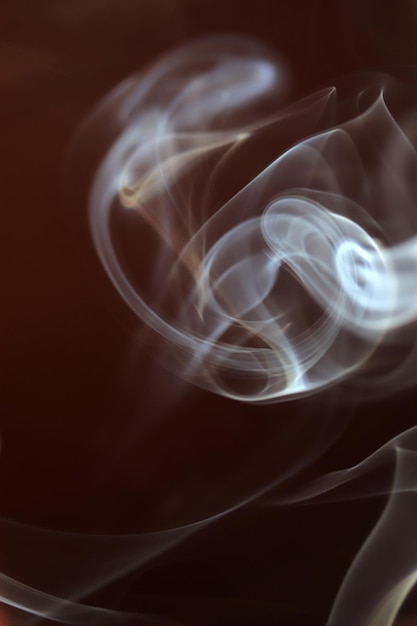 Smoke on colored background Abstract texture