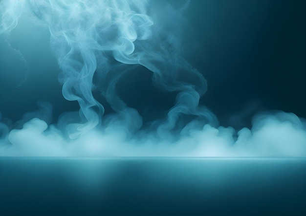 Photo smoke coming from water background