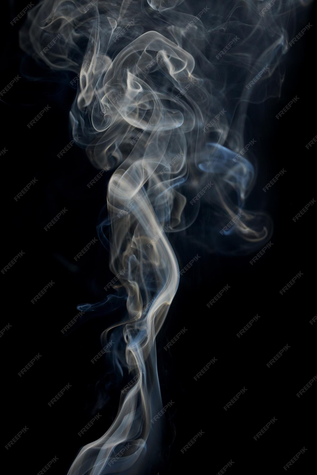 Premium Photo | Smoke on a dark background in high resolution