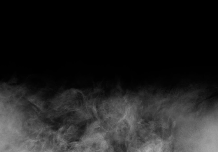 Photo smoke in the dark