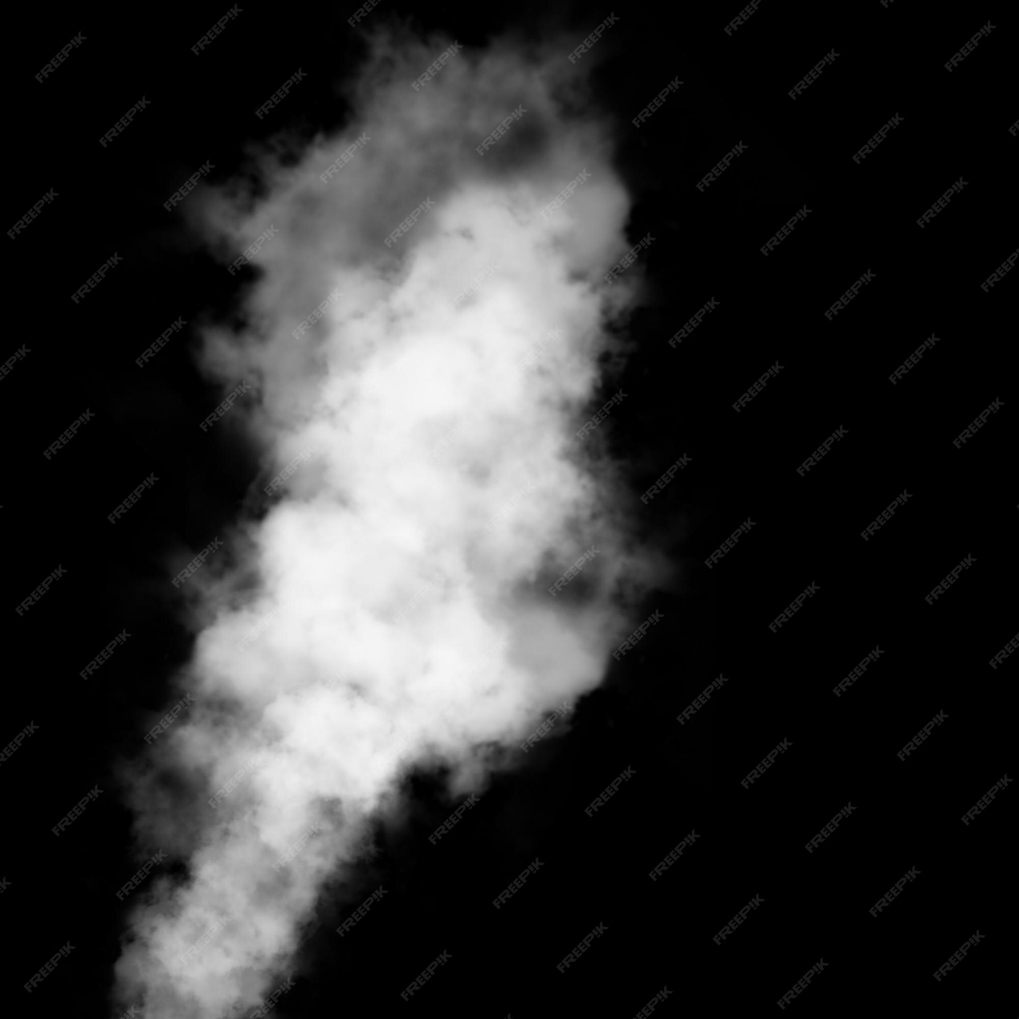 Premium Photo | Smoke effect on black background