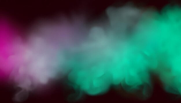 Smoke Effect Multicolor Gradient Fluid Element Commercial Transparent PNG Image