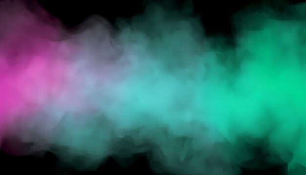 写真 煙効果多色グラデーション流体要素商用透明 png 画像