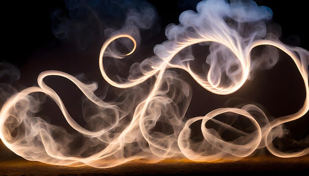 Photo smoke effect