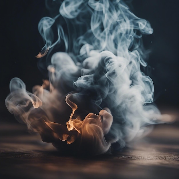 Photo smoke effect