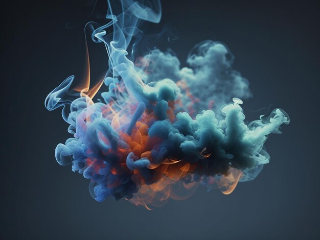 Smoke effects on transparent background