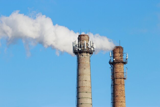 smoke from chimney