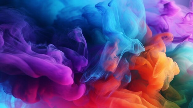 写真 煙のグラディエントの色 抽象的な背景