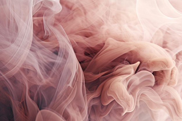 smoke is swirling in the air with a white background generative ai