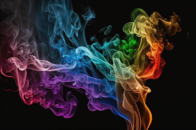 Smoke Mist Fog Colorful