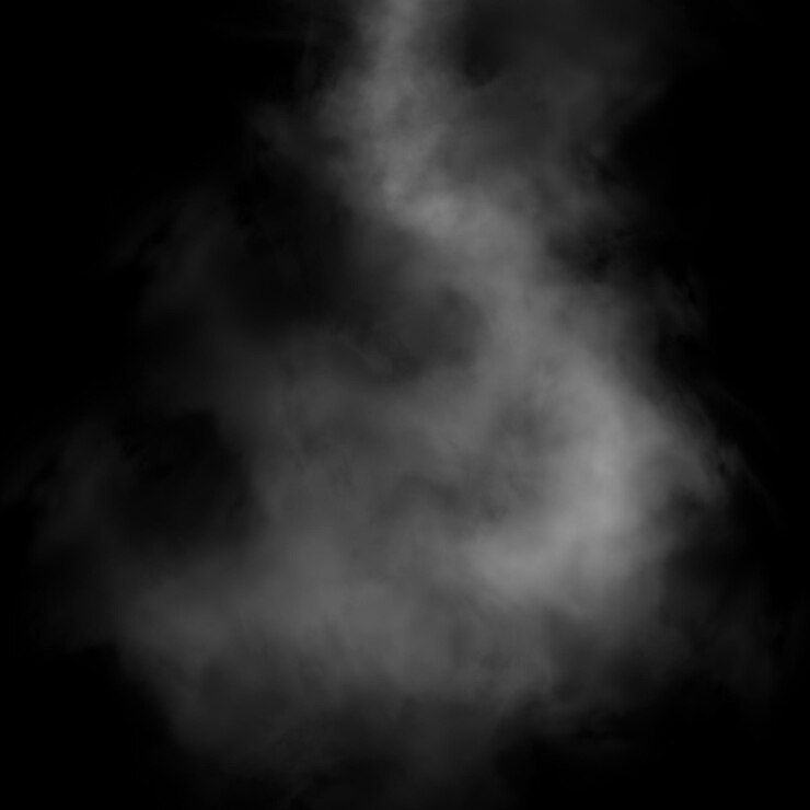 Photo smoke overlay smooth black background
