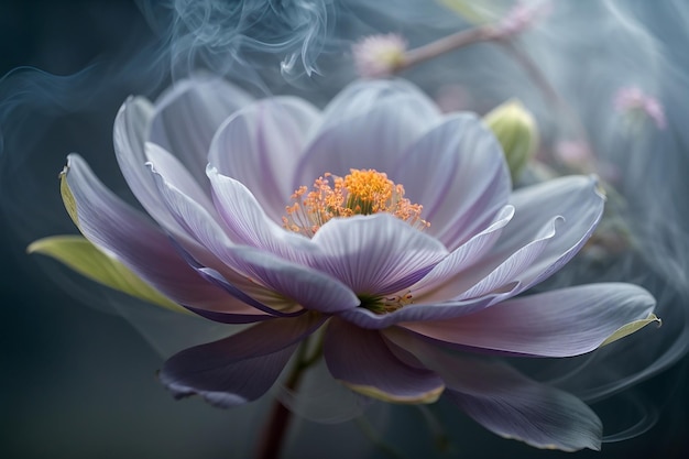 Smoke Petals A abstract mestey from heaven Delicate Flower Crafted from Wisps of Smoke