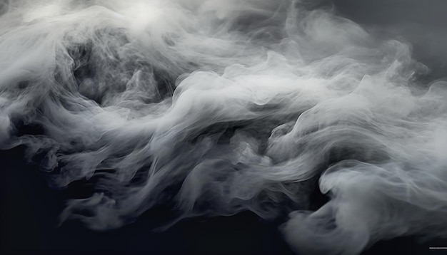 smoke rises from a black floor